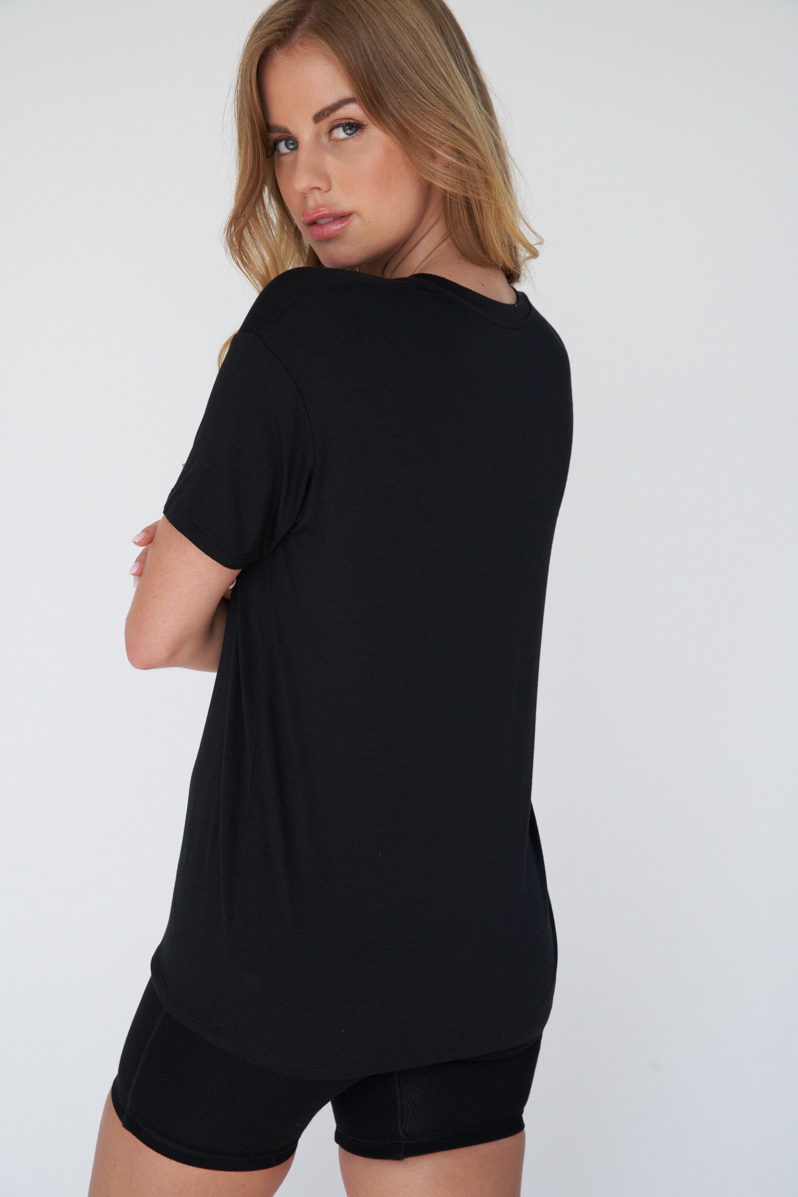 Drop V-Neck Tee