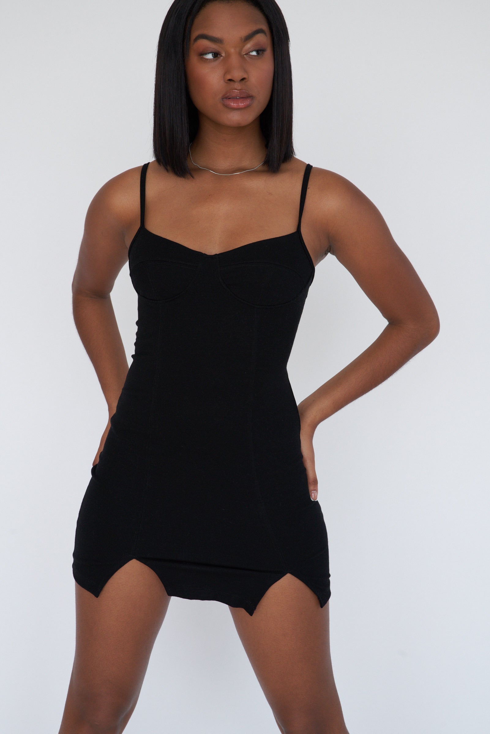 Rim Corset Mini Dress