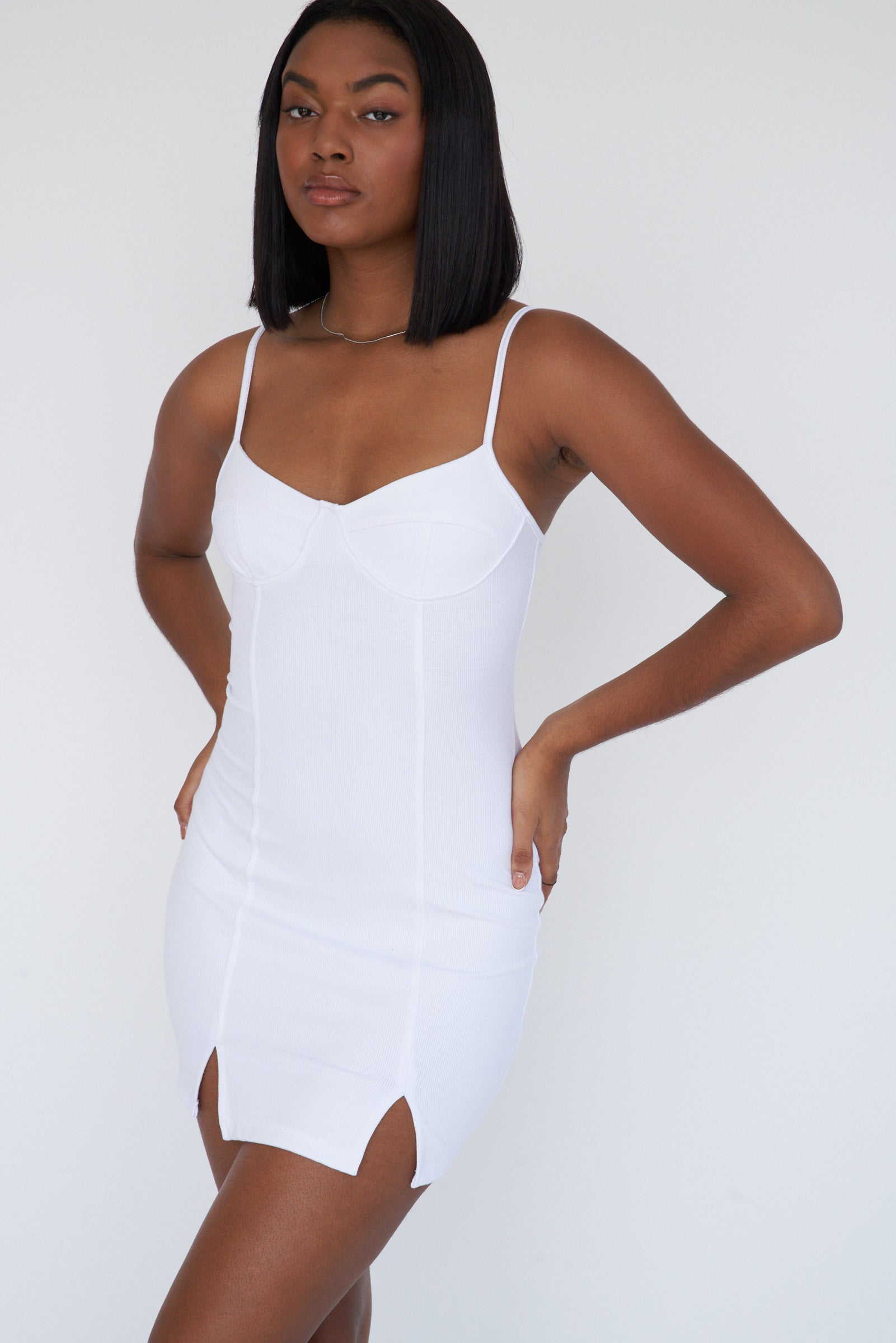 Rim Corset Mini Dress