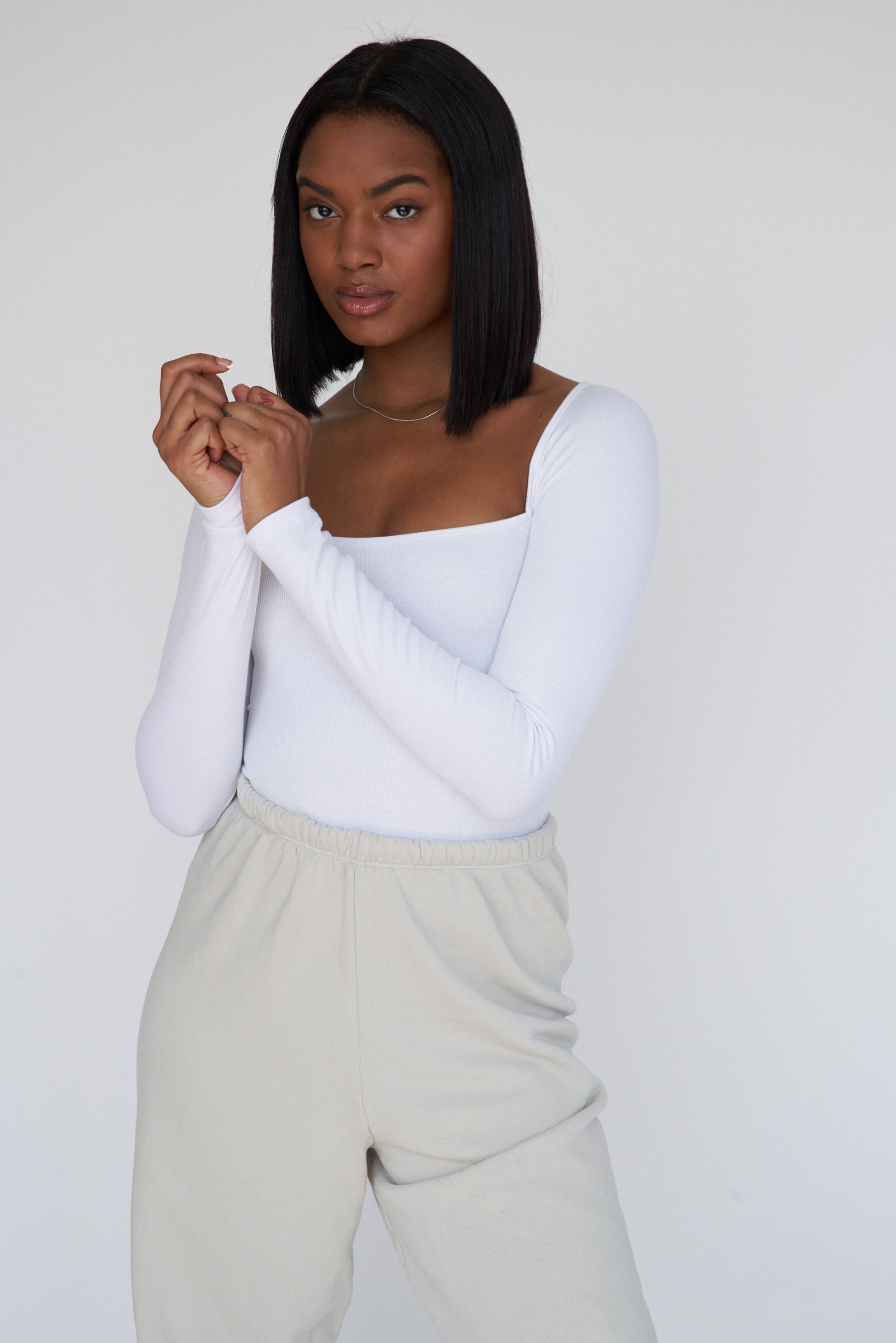 Capulet Sculpt-Body Long Sleeve Top