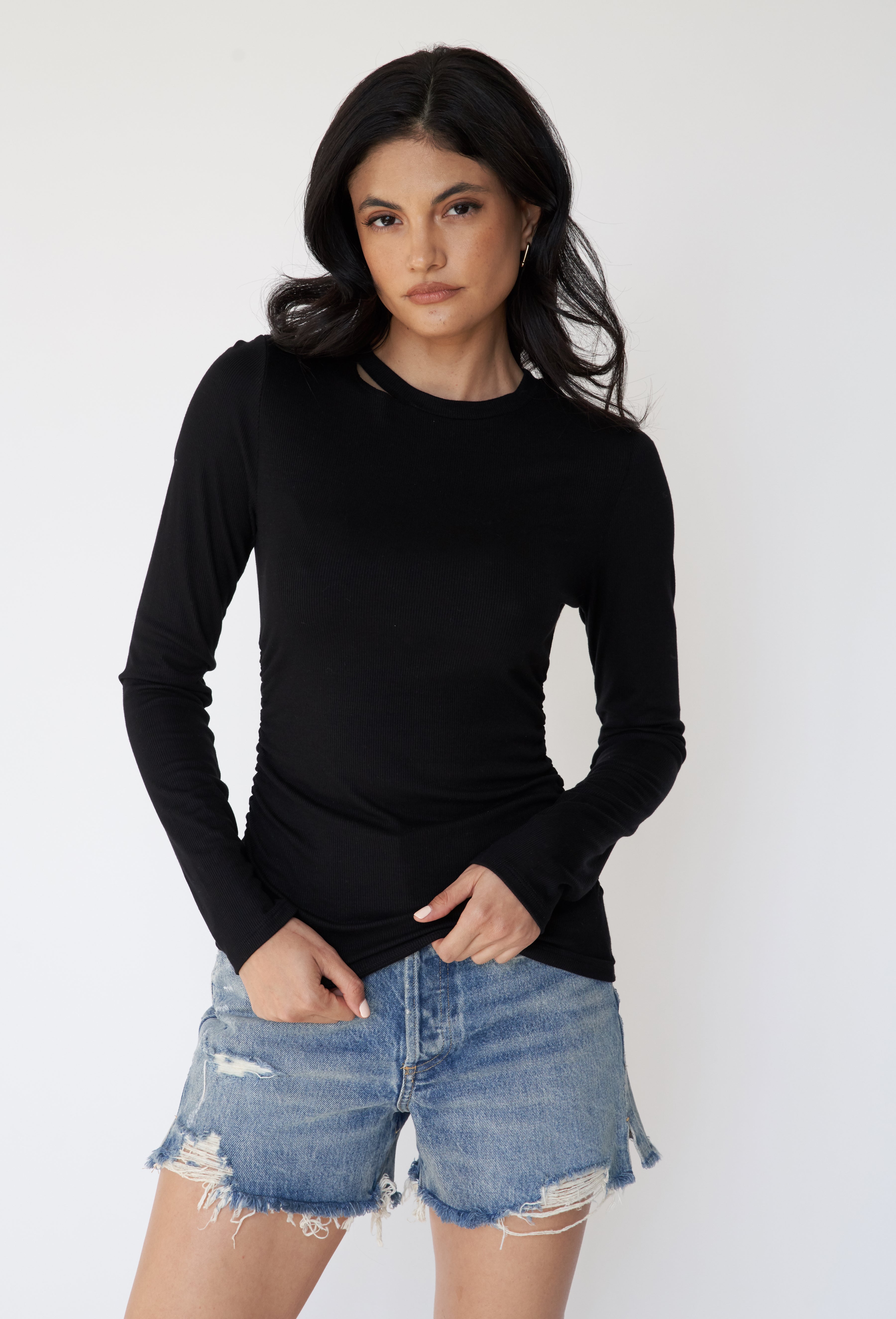 Rhyde Cinched Waist Long Sleeve Shirt