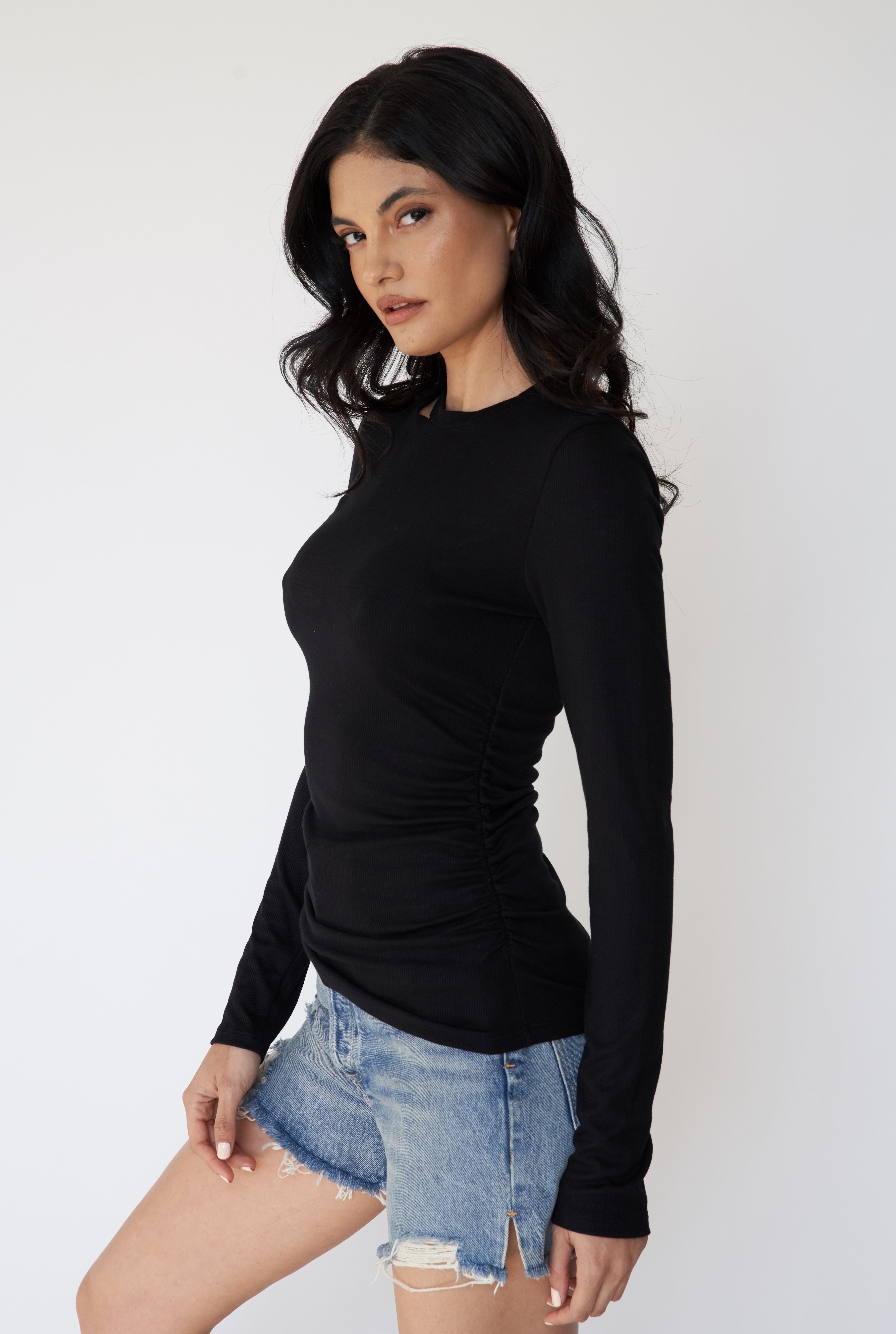 Rhyde Cinched Waist Long Sleeve Shirt