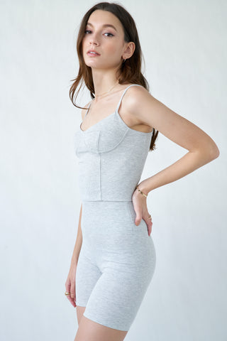 Rim Corset Ribbed Tank