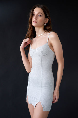 Rim Corset Mini Dress Earth Body Rim Corset Mini Dress Earth Body